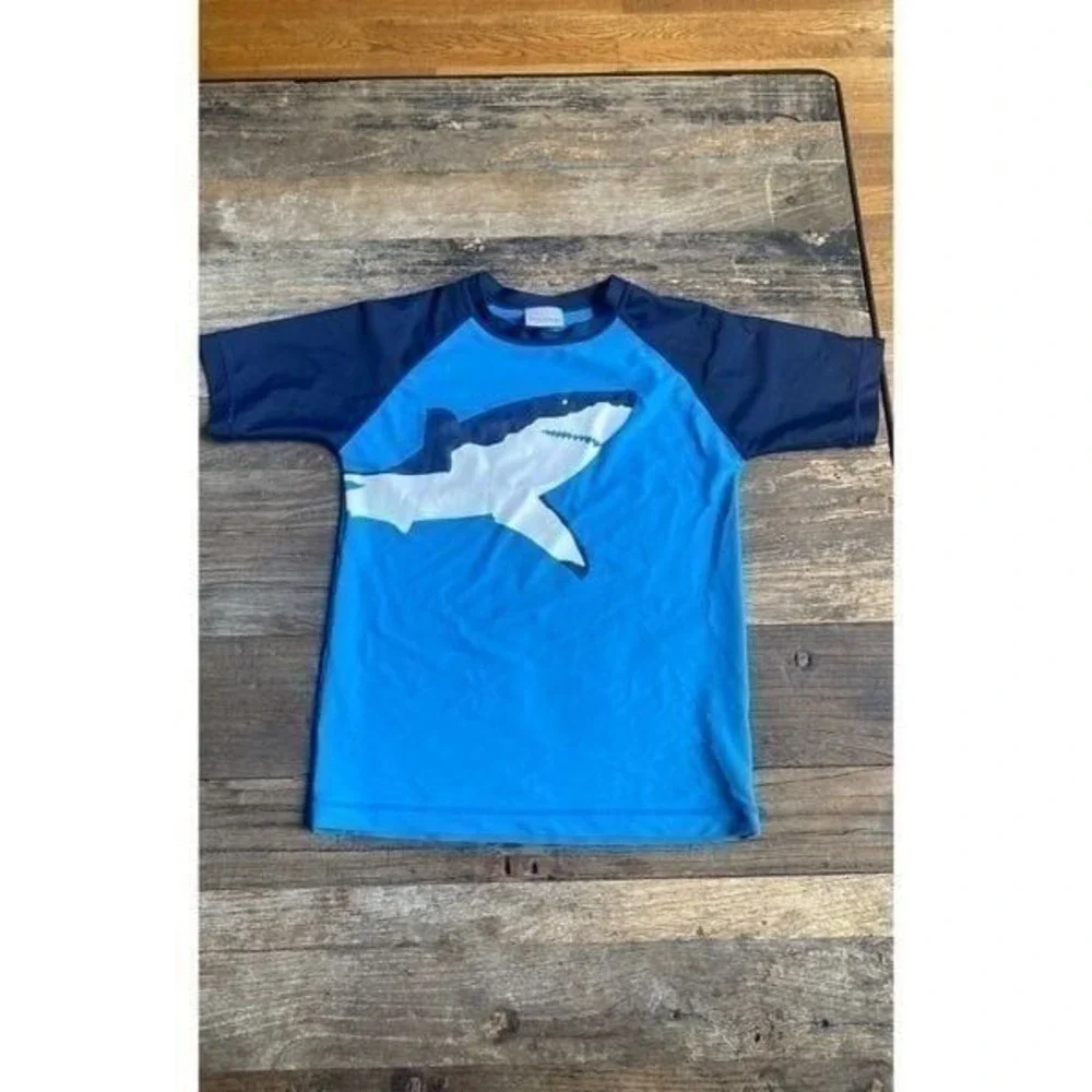 Hanna Andersson 150 Rash Guard shark